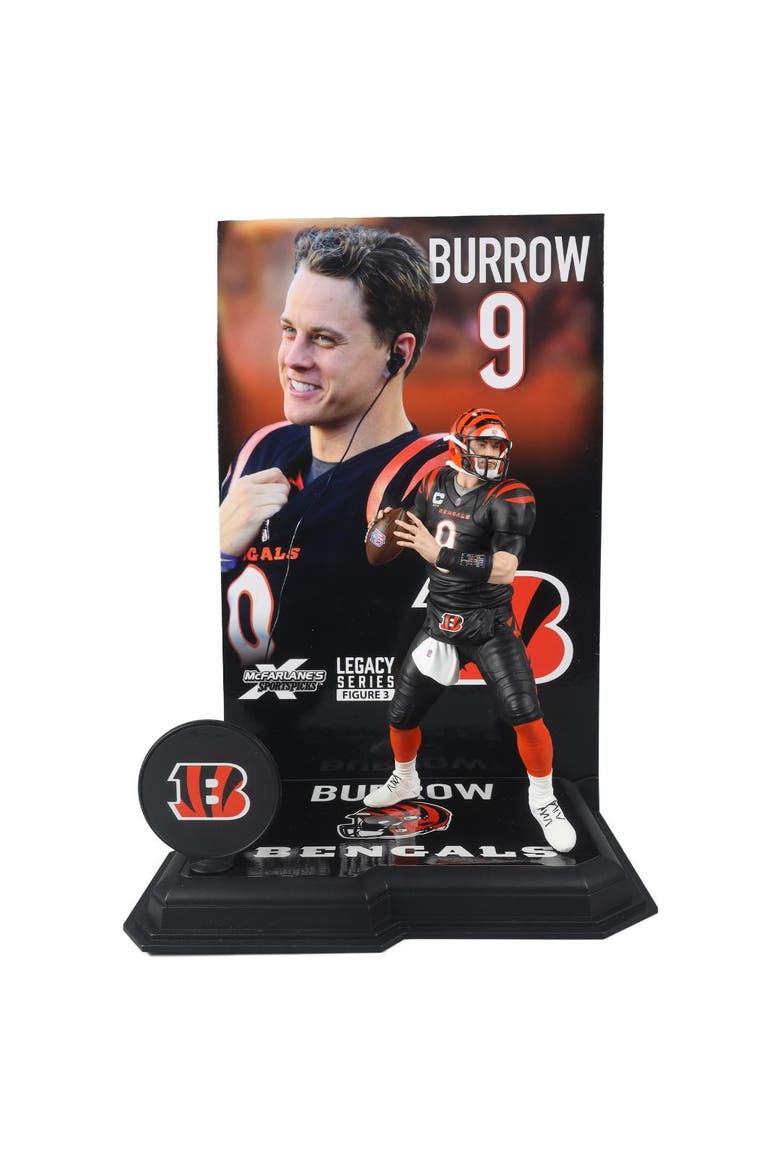 Joe Burrow (Cincinnati Bengals) NFL 7" Posed Figure McFarlane's SportsPicks, Main, color, Multi-Color