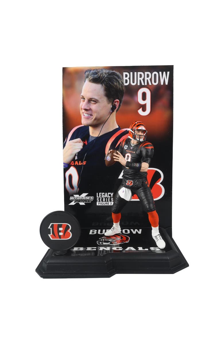 McFarlane Joe Burrow (Cincinnati Bengals) NFL 7" Posed Figure McFarlane's SportsPicks, Main, color, Multi-Color
