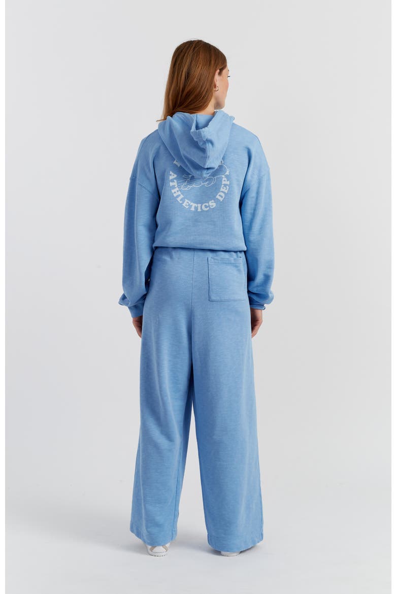 Snoopy Graphic Cotton Sweatpants, Alternate, color, Sky Blue