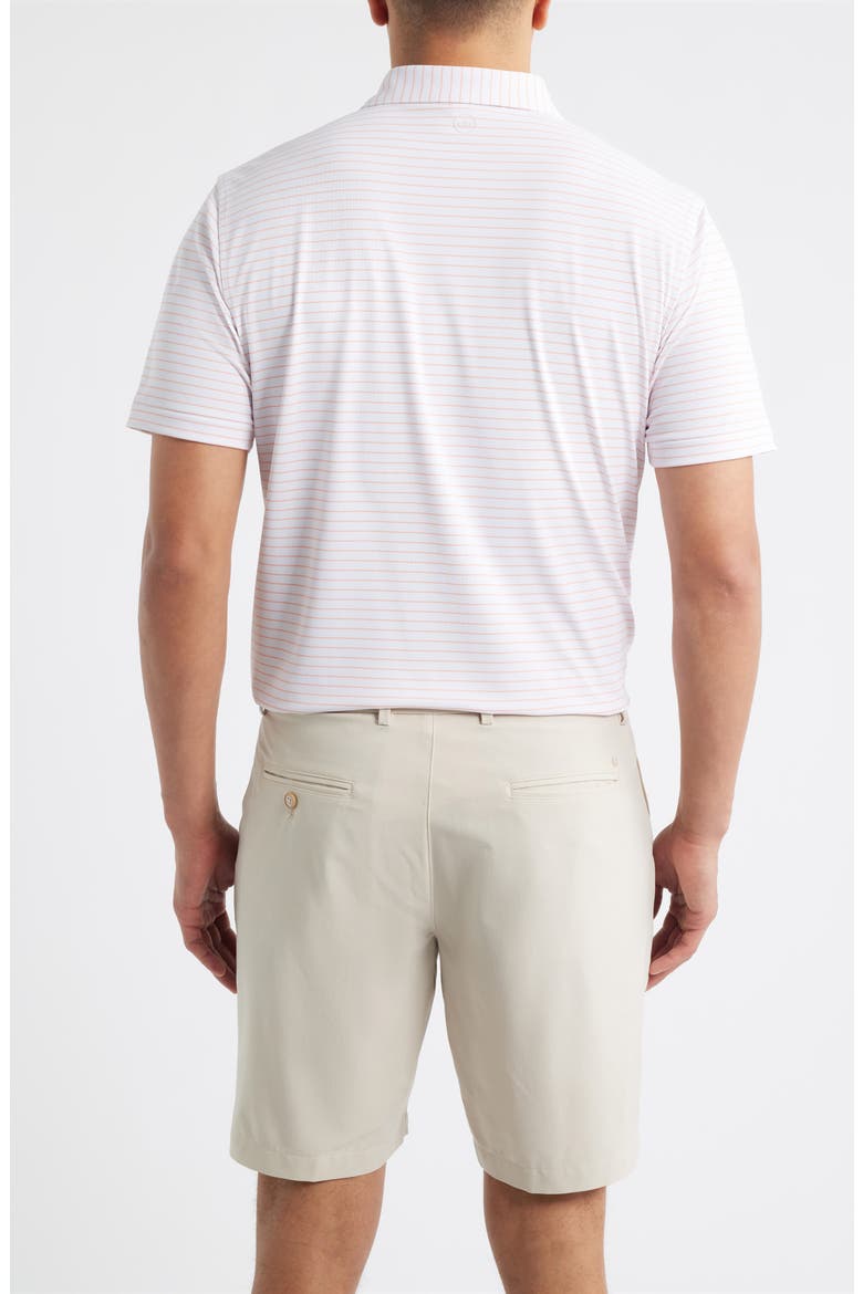 Winston Stripe Performance Piqué Polo, Alternate, color, WHITE