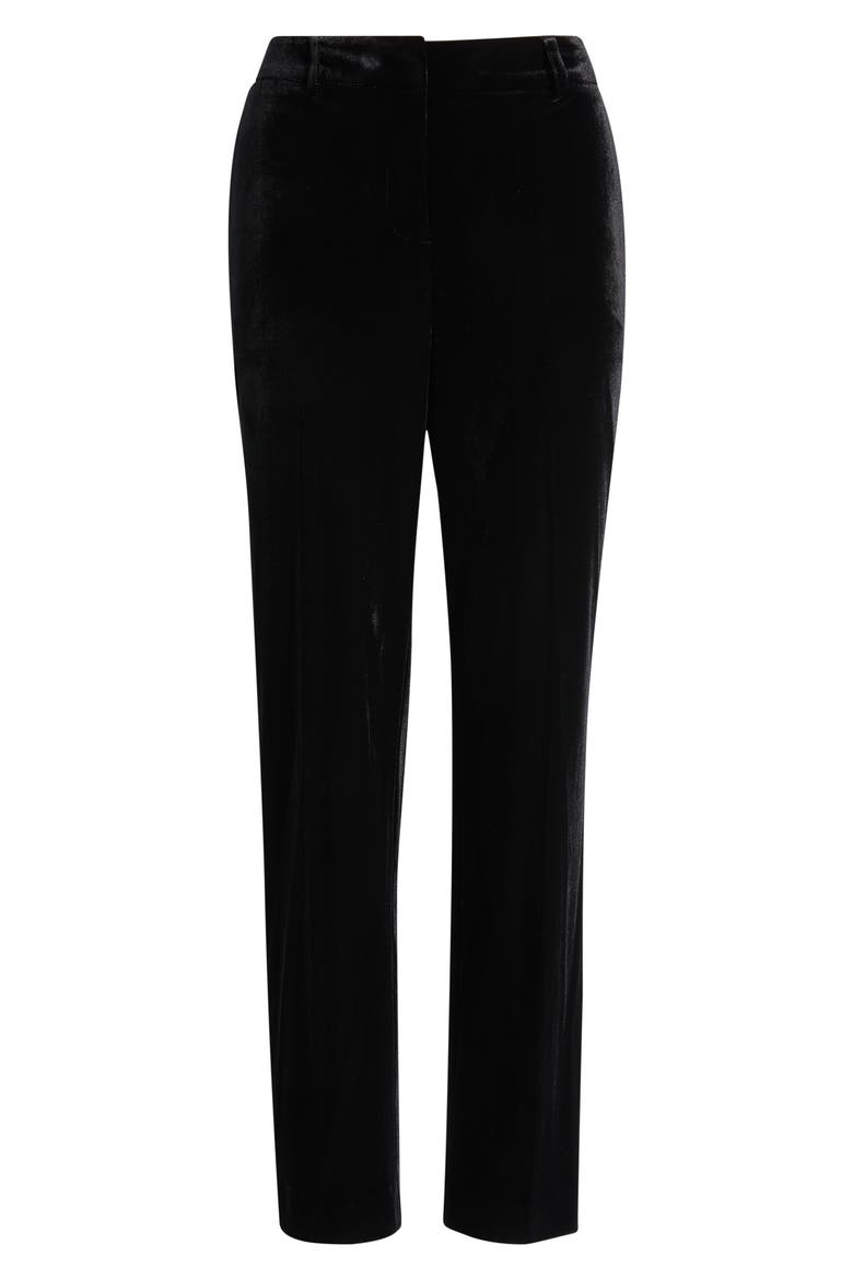 Velvet Classic Ankle Pants, Alternate, color, BLACK