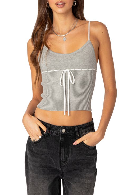 Emily Rib Crop Camisole