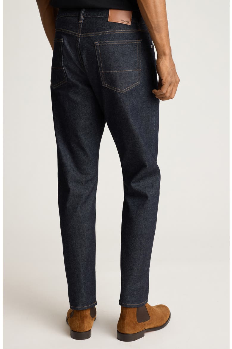 Japanese Stretch Selvedge Straight Leg Jeans, Alternate, color, RINSE WASH