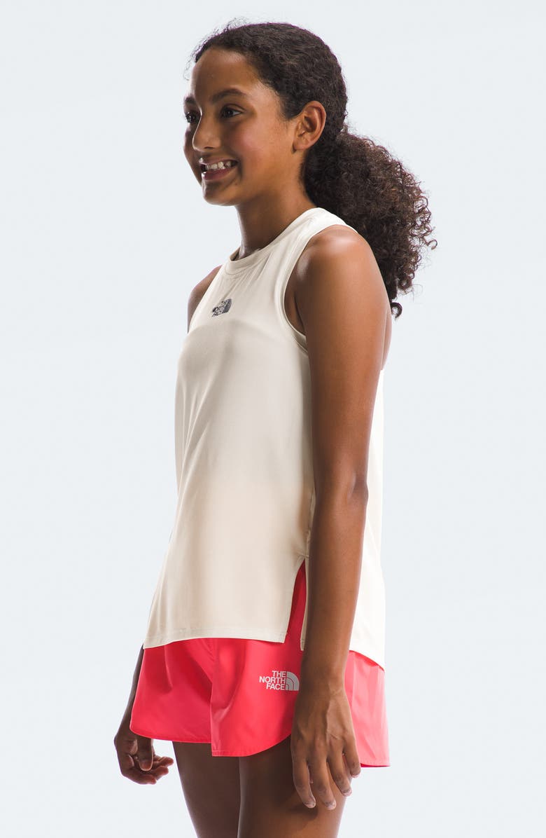 The North Face Kids' Never Stop Performance Tank, Alternate, color, White Dune