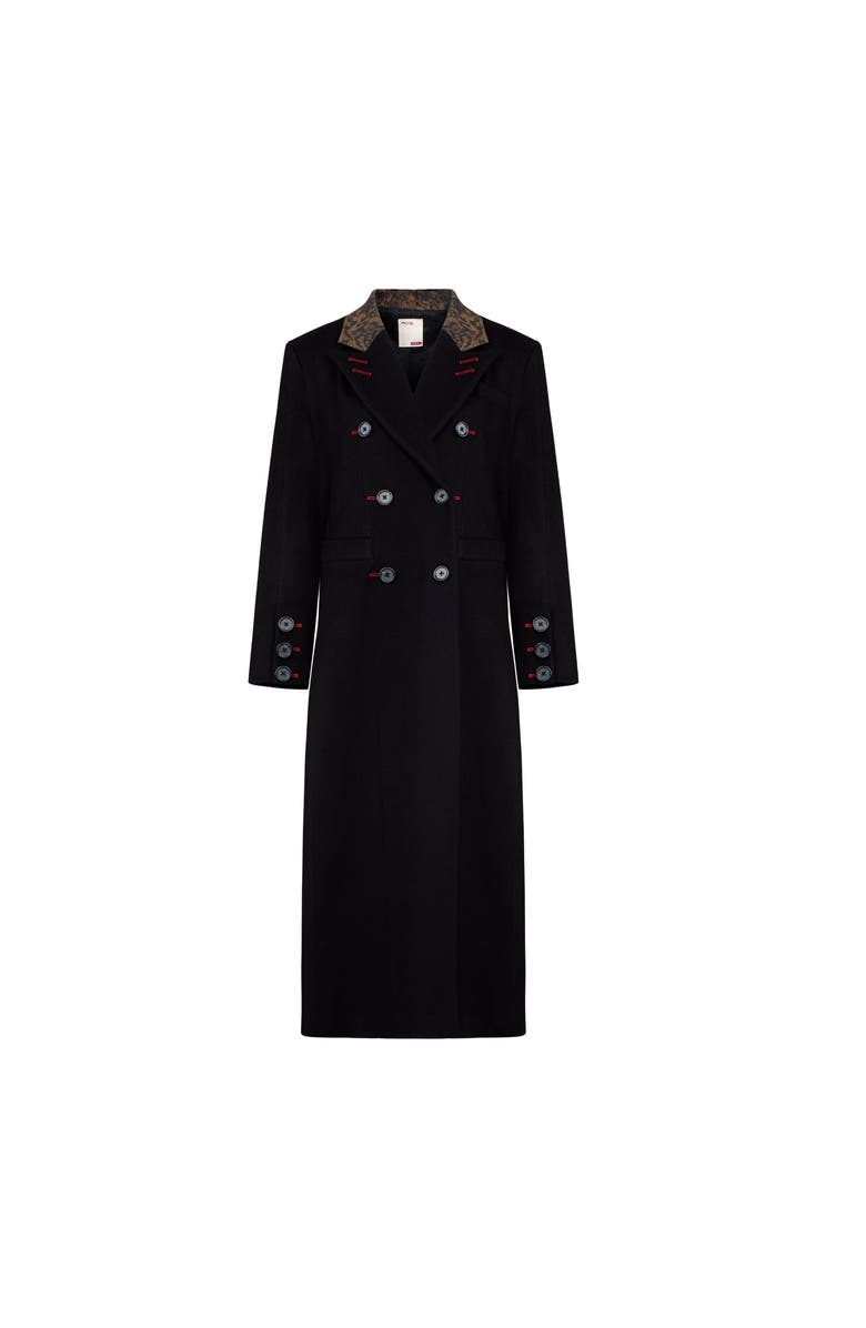 PCFG Wool & Cashmere Blend Your *Itch Oversized Long Overcoat, Alternate, color, Black