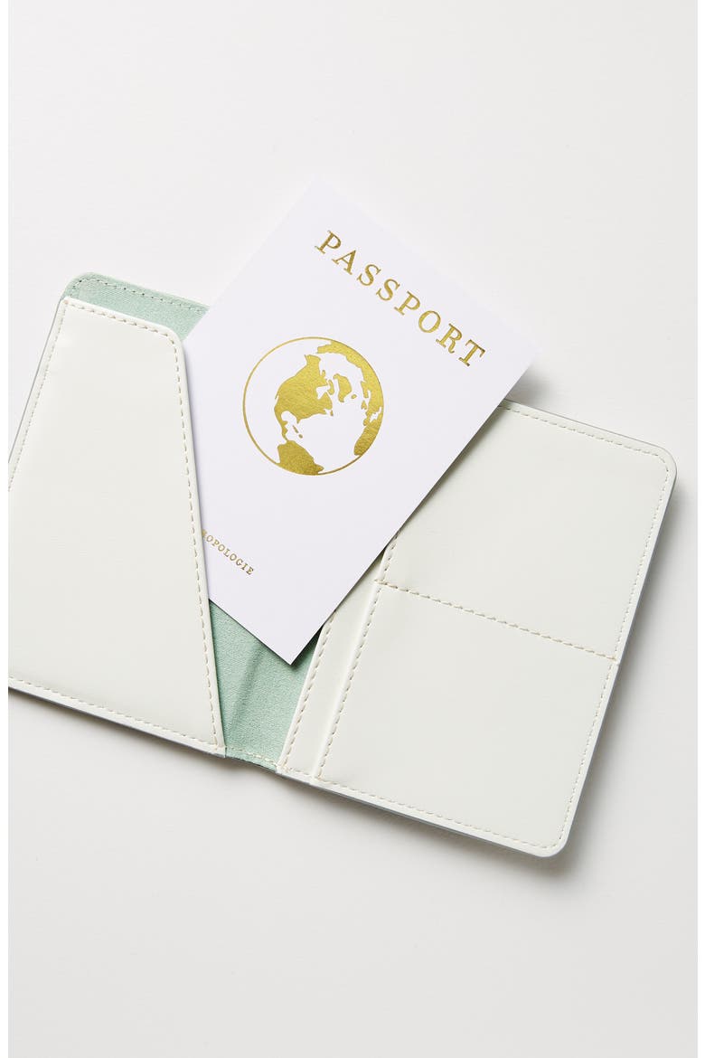 Maribel Faux Leather Passport Holder, Alternate, color, MULTI
