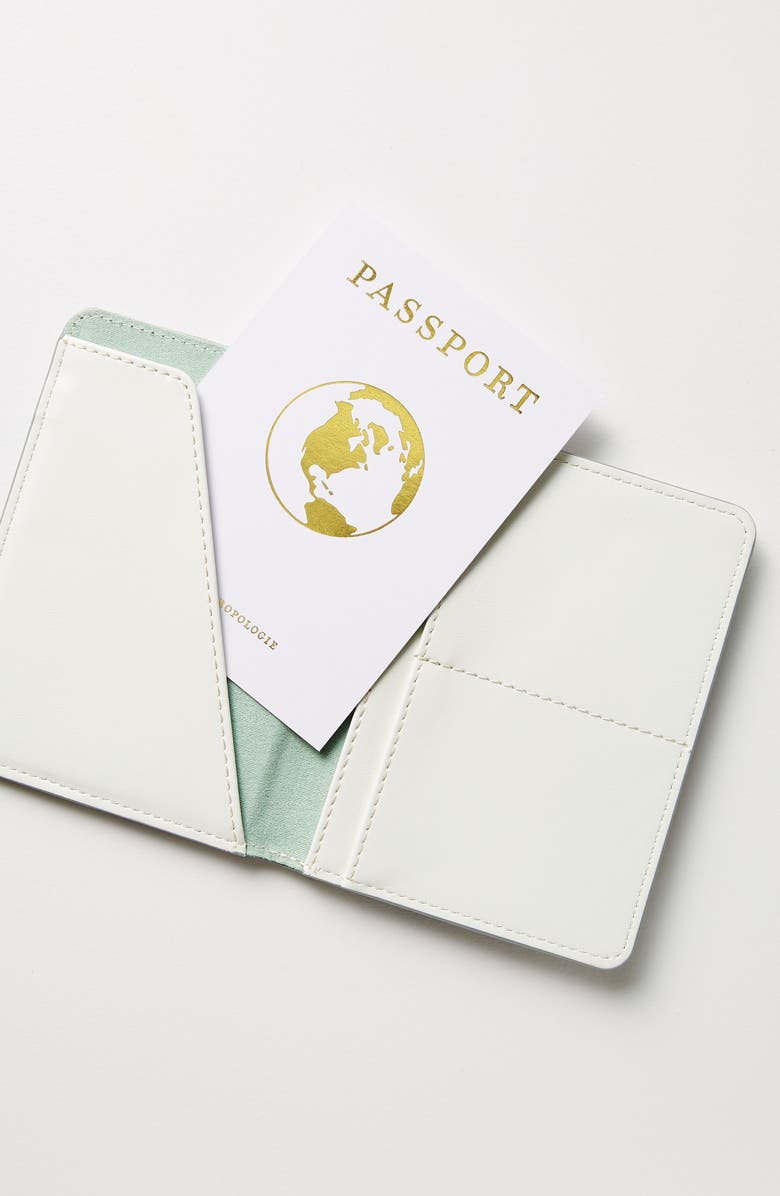 Anthropologie Home Maribel Faux Leather Passport Holder, Alternate, color, 