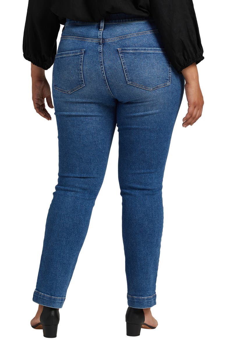 JAG Valentina Pull-On High Waist Straight Leg Jeans, Alternate, color, 