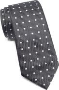 TOM BAINE Polka Dot Satin Tie