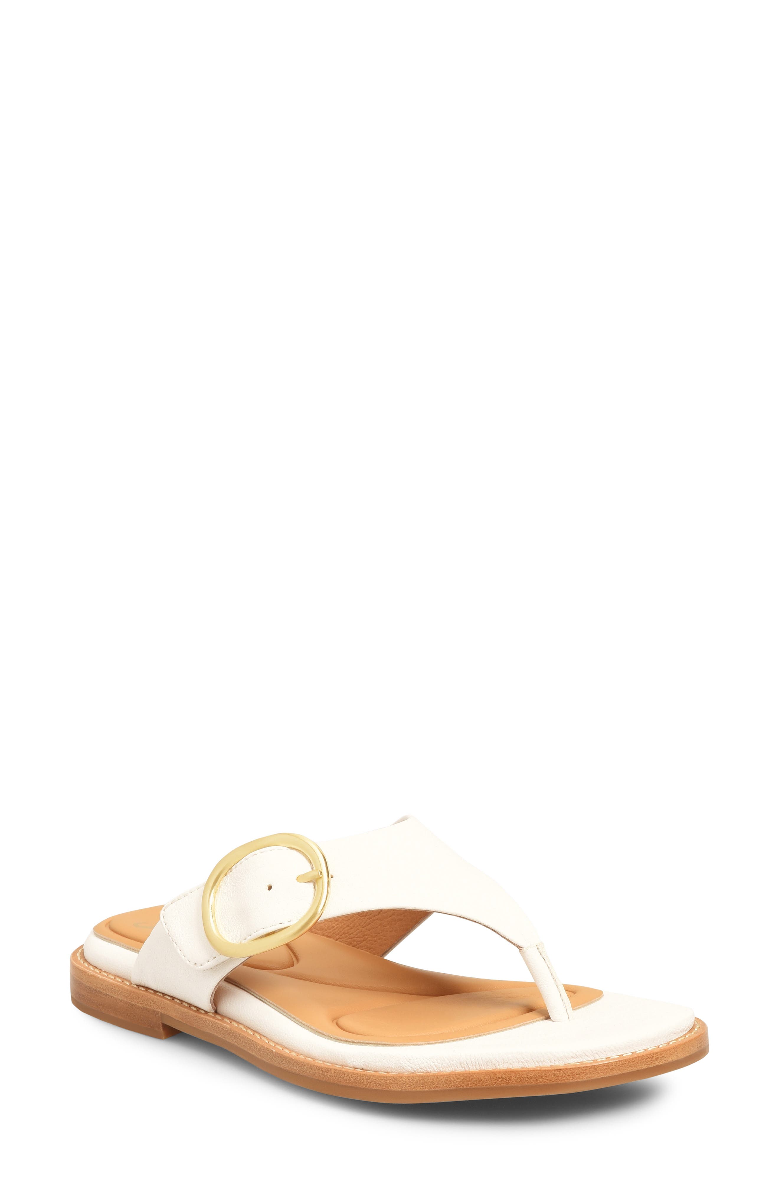 Söfft Nancia Flip Flop, Main, color, True White