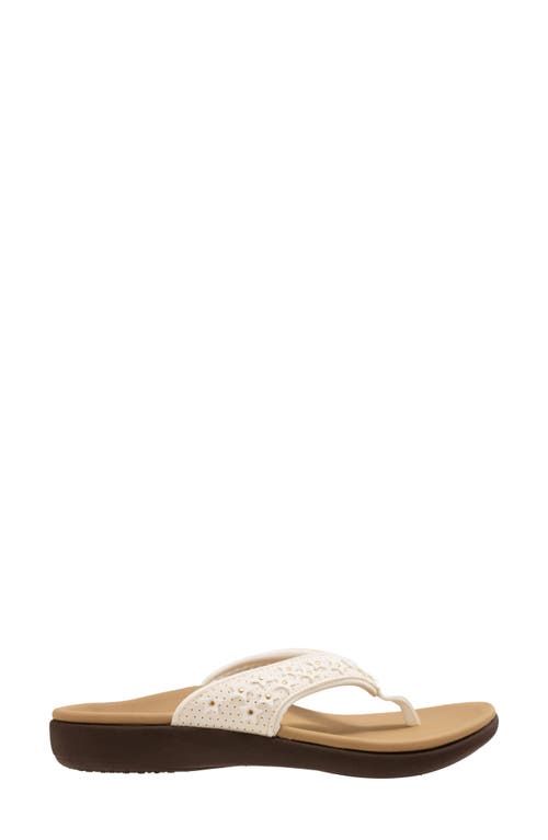 Revitalign Yumi Bvi Flip Flop In White