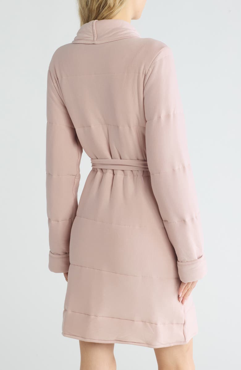 Danskin Quilted Jersey Robe, Alternate, color, 