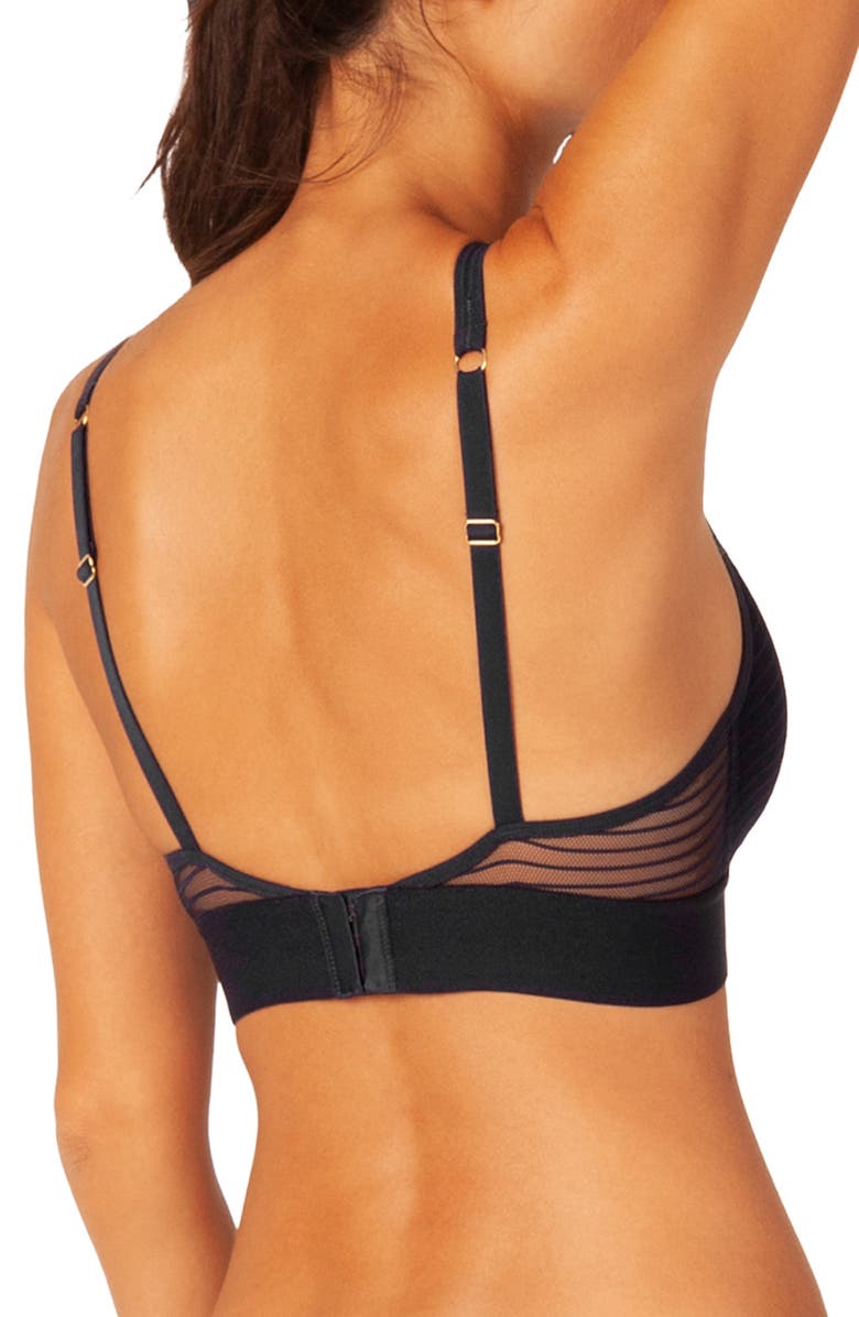 LIVELY The Stripe Mesh Bralette, Main, color,