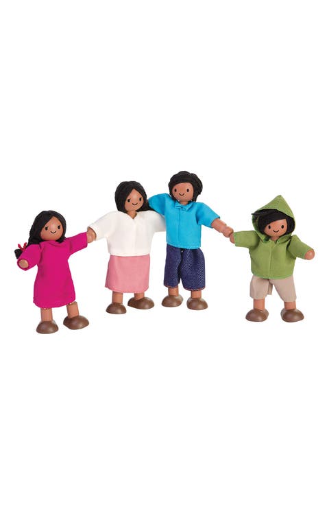 4-Piece Doll Family