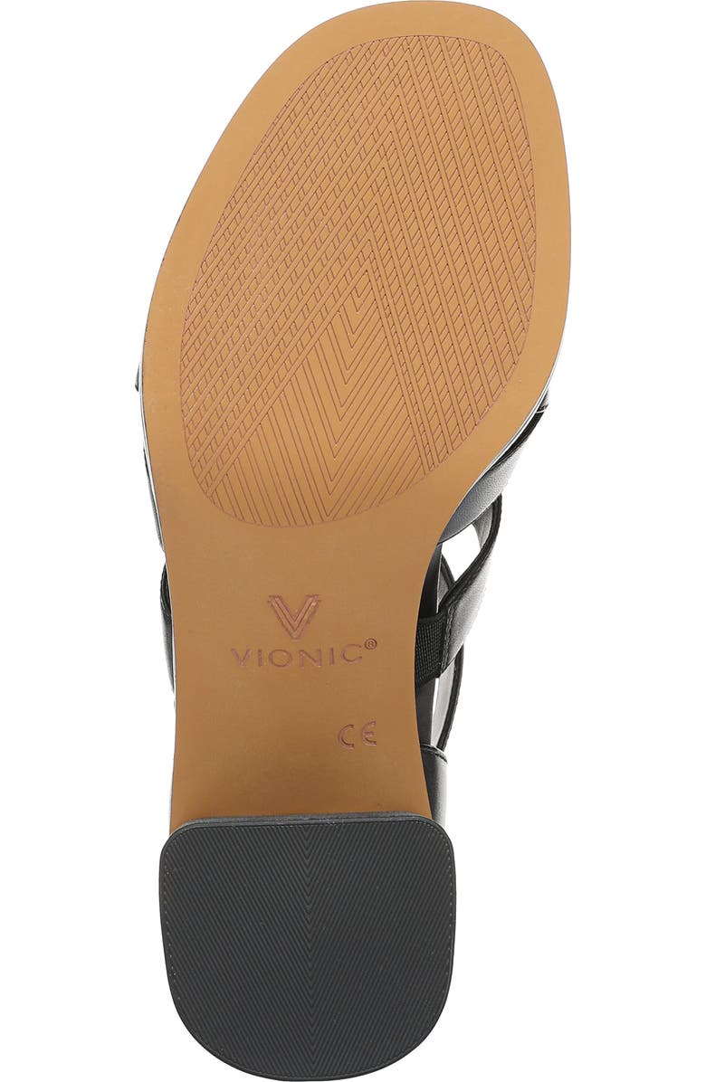 Vionic Marcella Ankle Strap Sandal, Alternate, color, Black