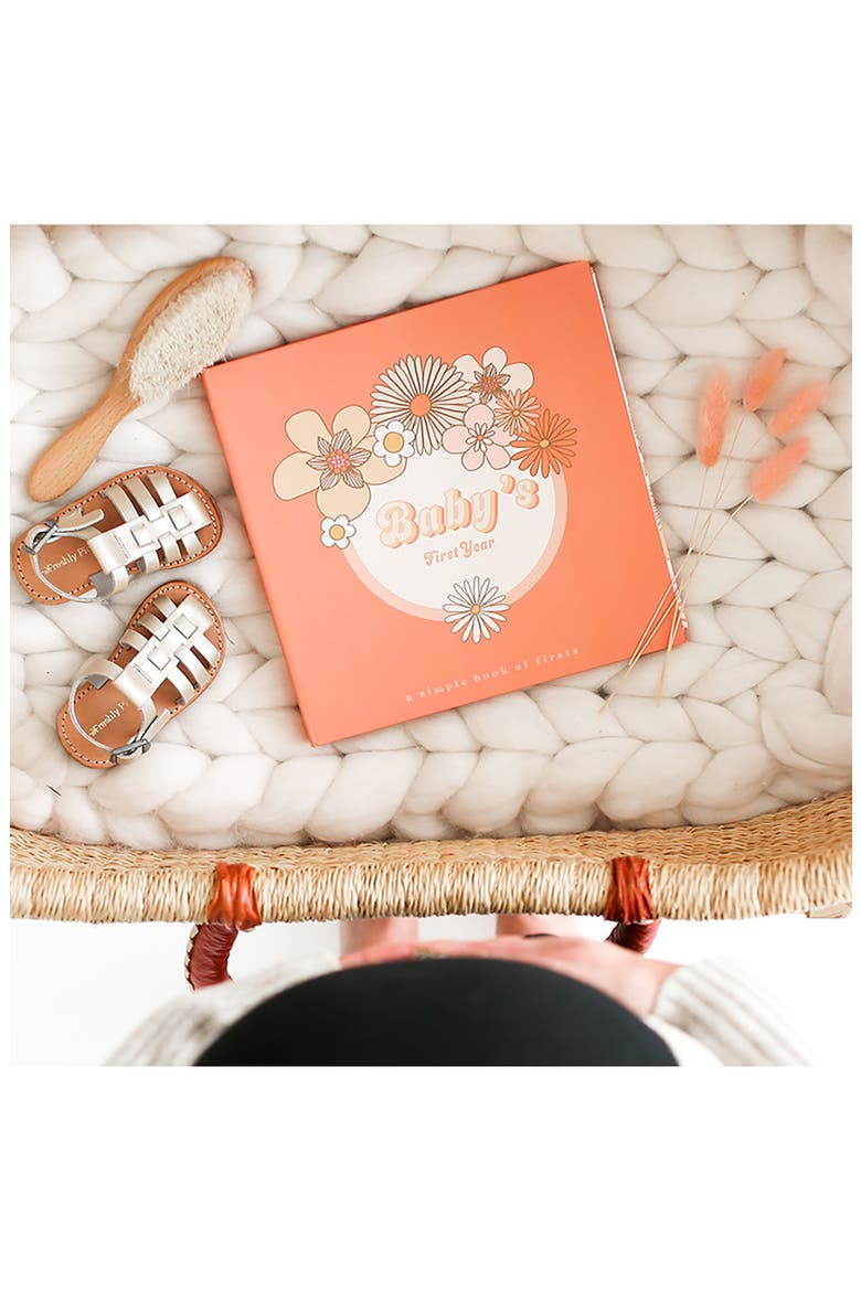 'Baby's First Year' Memory Book, Alternate, color, PINK