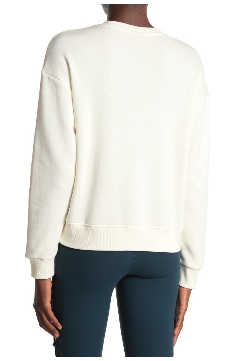 New Balance Logo Patch Stadium Crew Neck Sweatshirt, Alternate, color, 