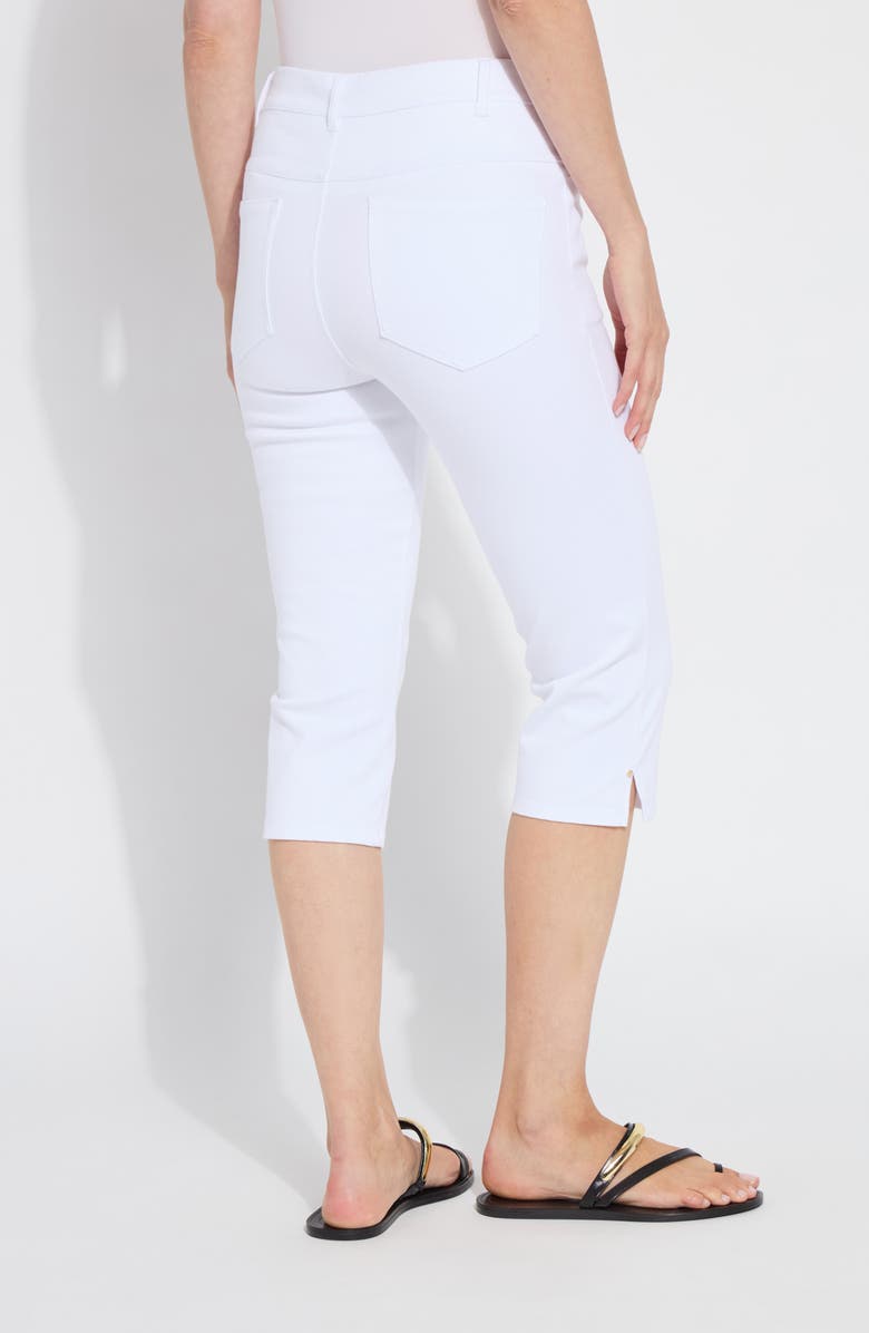 Lysse Granada High Waist Capri Jeans, Alternate, color, White