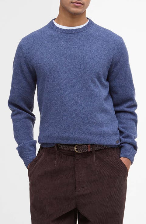Essential Patch Wool Crewneck Sweater