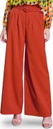 FLYING TOMATO Belted Wide Leg Pants