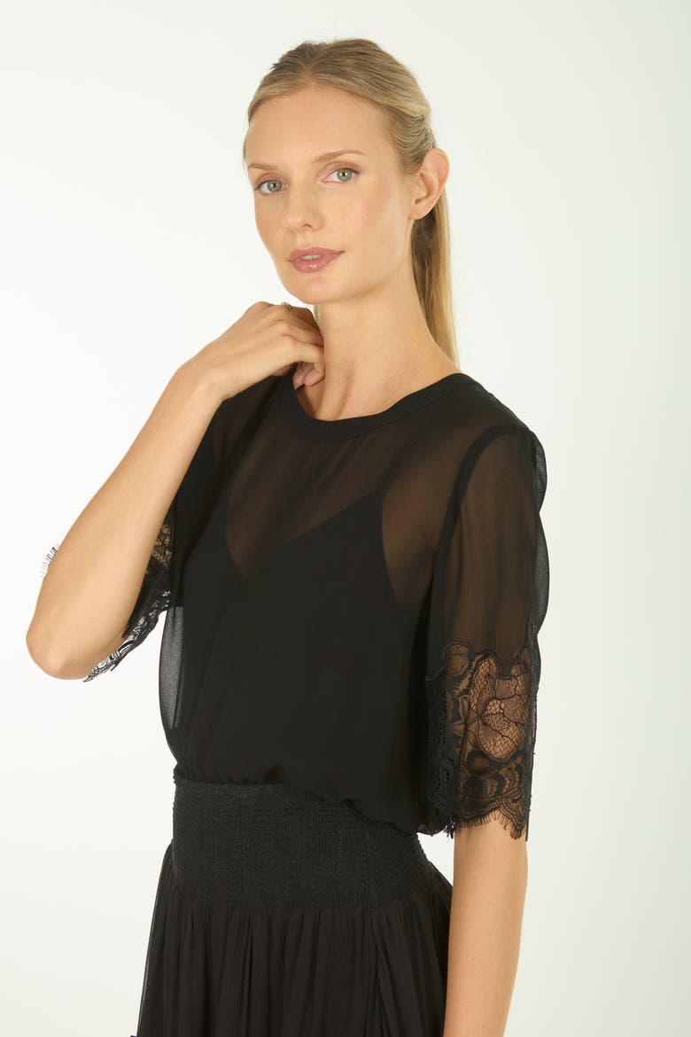 Nilou Skirt, Alternate, color, Black