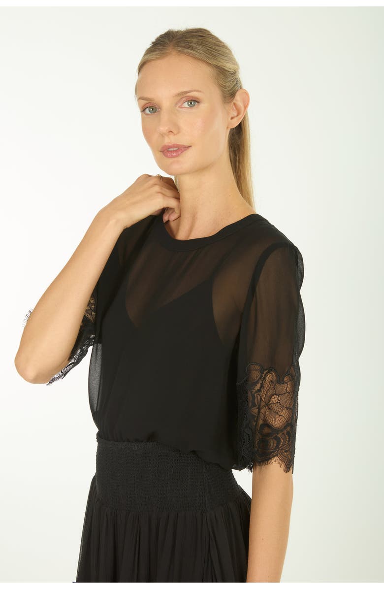 SECRET MISSION Nilou Skirt, Alternate, color, Black