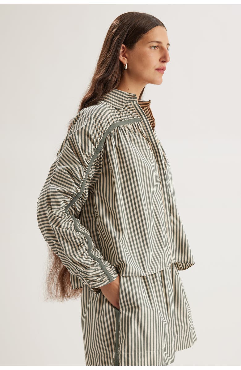 Merlette Julian Top, Alternate, color, Cedar Stripe