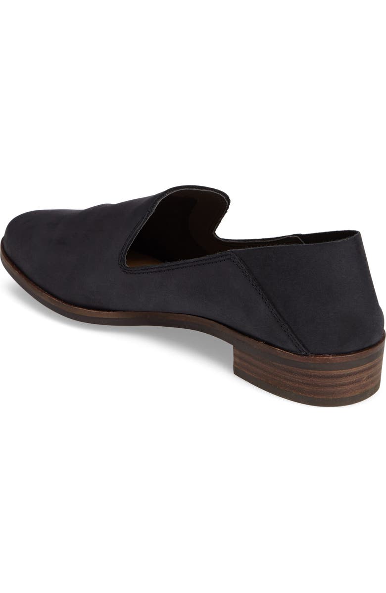 Lucky Brand Cahill Flat, Alternate, color, Black Leather