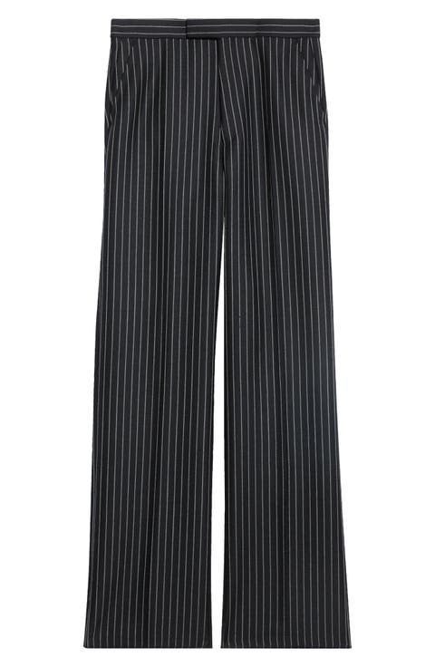 British Sharp Stripe Colbert Pants