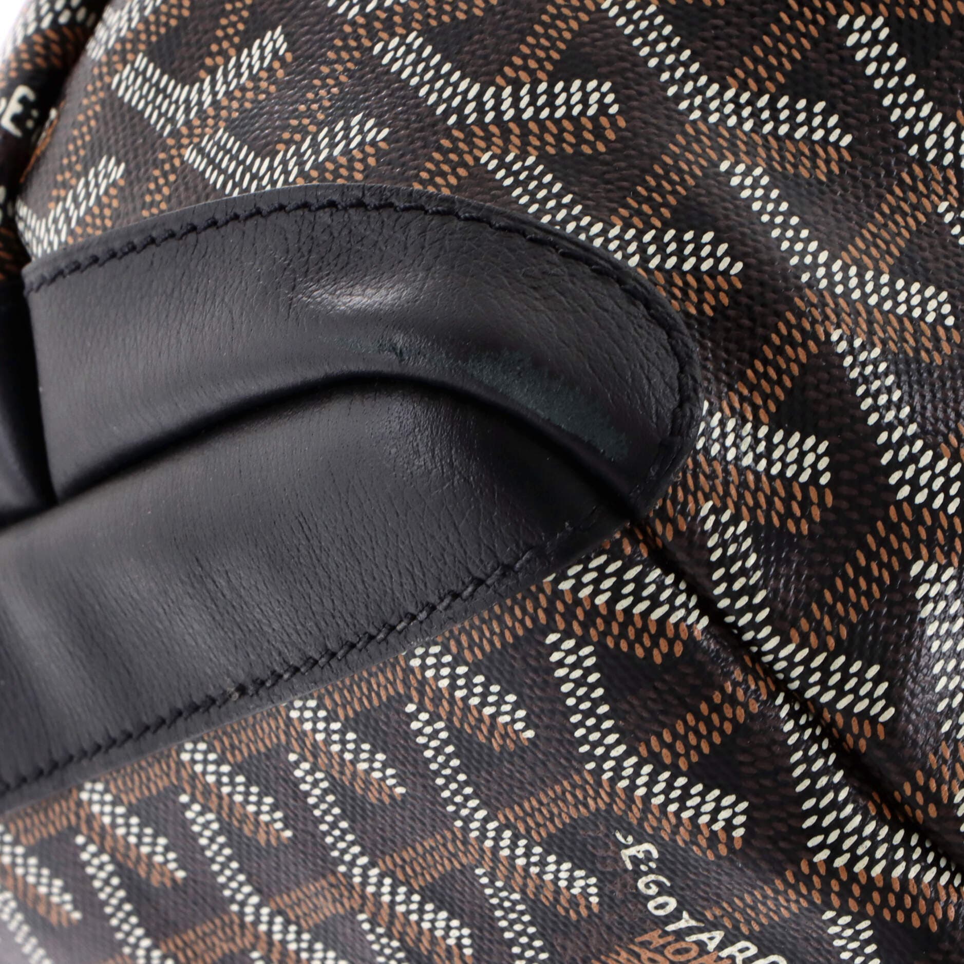 Pre-Owned Goyard Artois Tote Coated Canvas MM, Alternate, color, Black