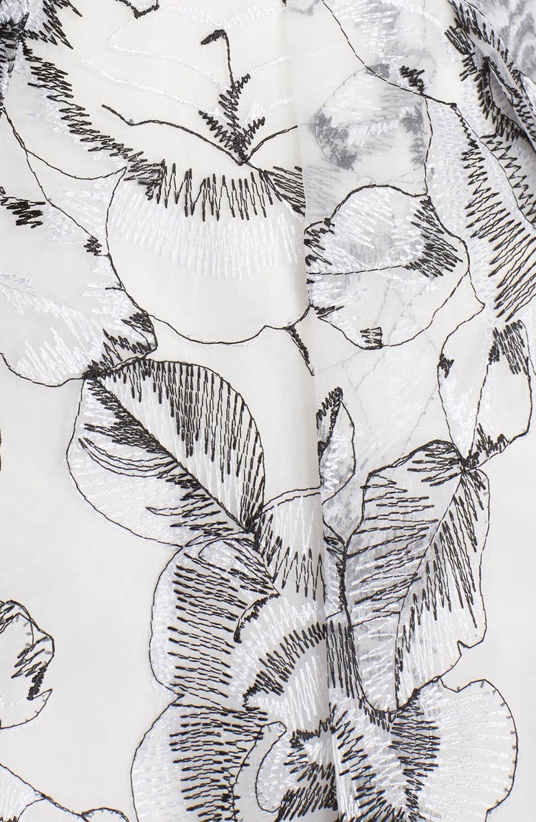 Aidan by Aidan Mattox Halter Embroidered Ballgown, Alternate, color, 