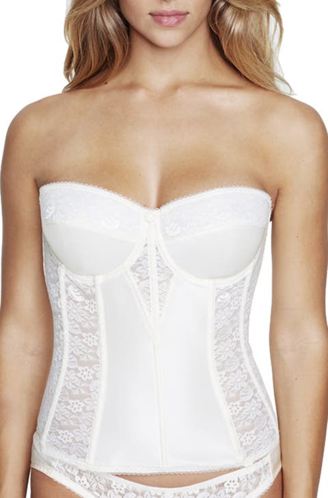 Colette Lace Low Back Convertible Corset Longline Bra