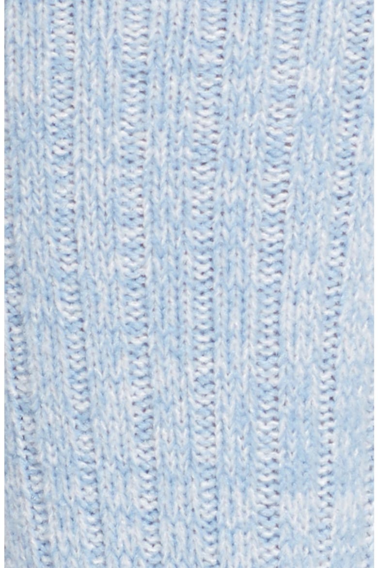 Ribbed Crew Socks, Alternate, color, HORIZON