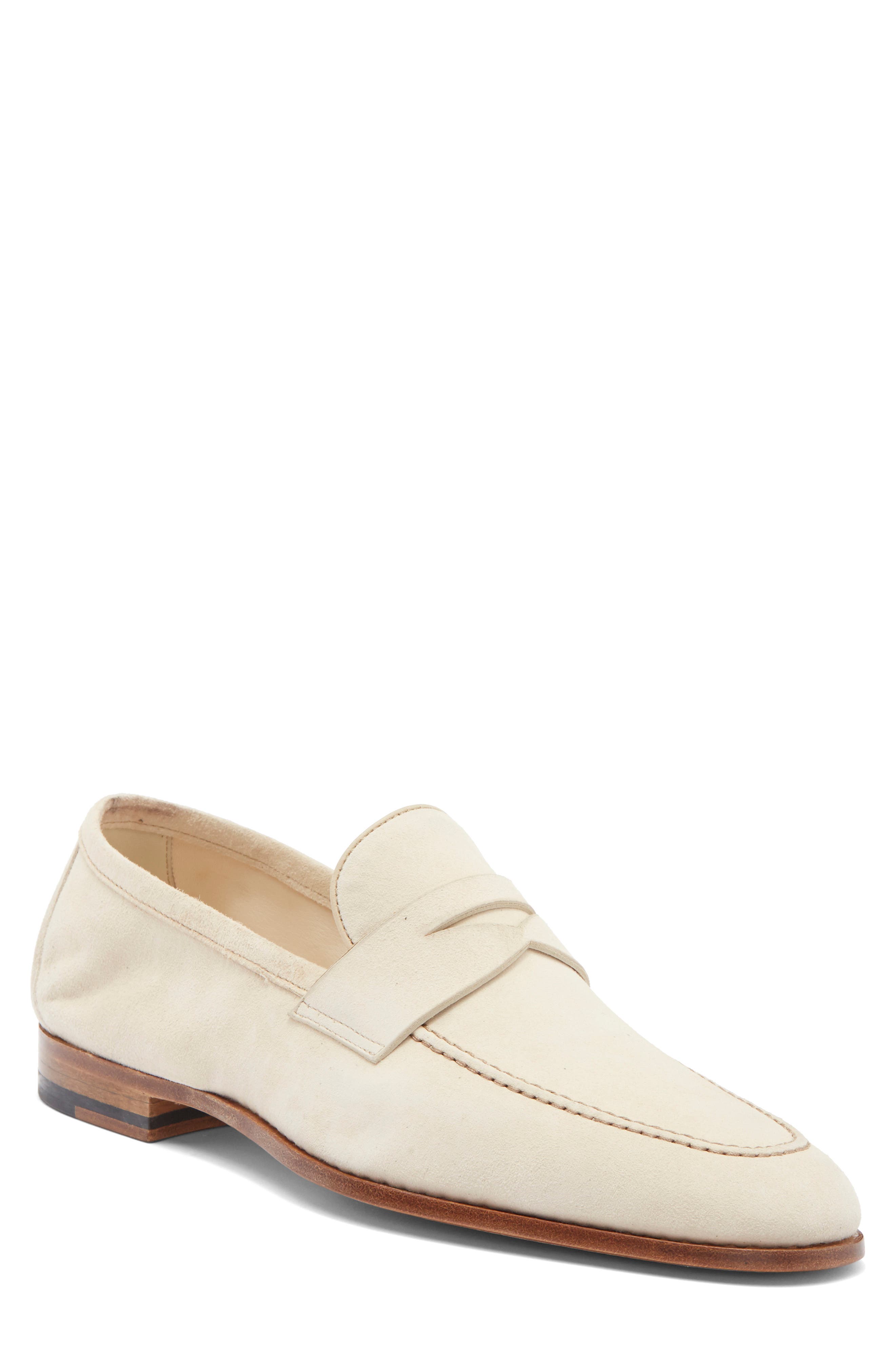 Magnanni Leather Penny Loafer, Main, color, 