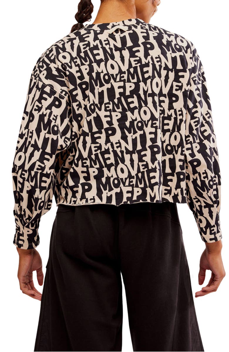 Free People FP Movement Inspire Logo Print Top, Alternate, color,