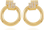 Vince Camuto Door Knocker Stud Earrings