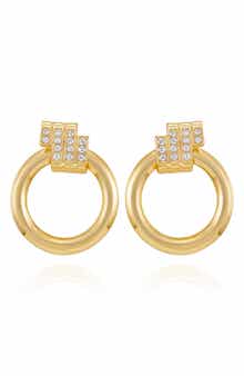 Vince Camuto Door Knocker Stud Earrings