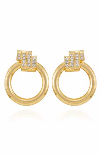Vince Camuto Door Knocker Stud Earrings