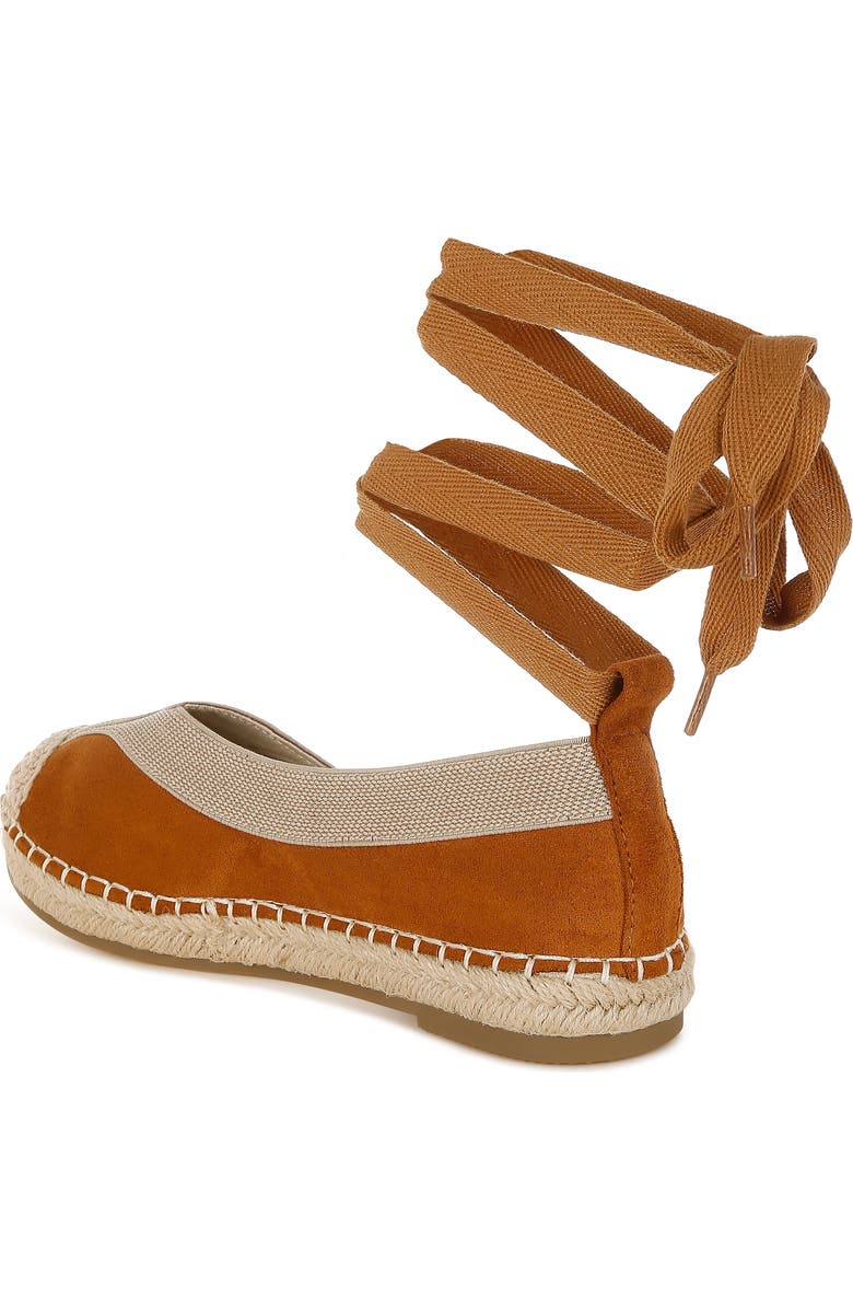 LONDON RAG Yalva Detachable Ankle Wrap Tie Flat, Alternate, color, Tan