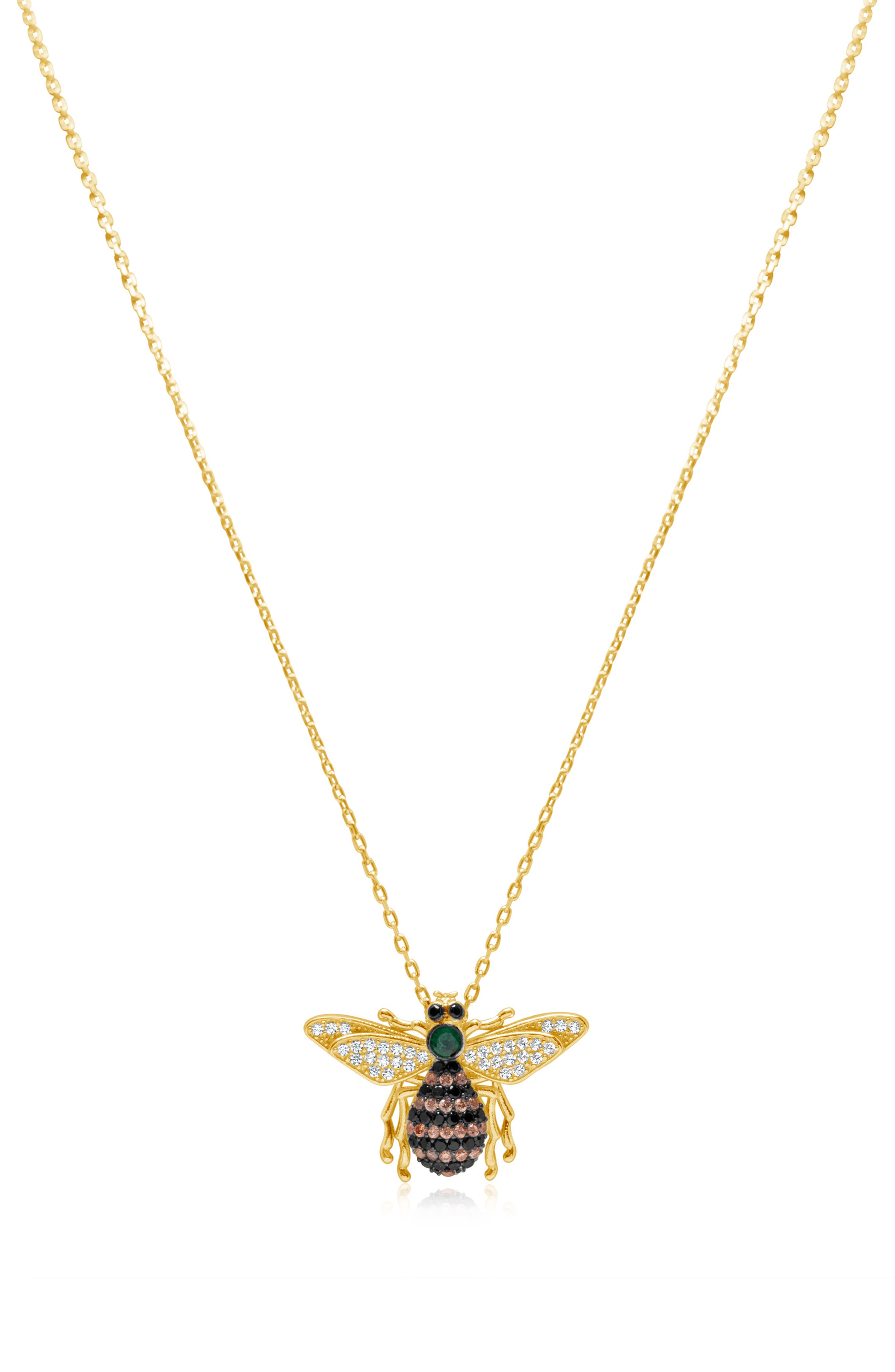 SUZY LEVIAN Bee Pendant Necklace
