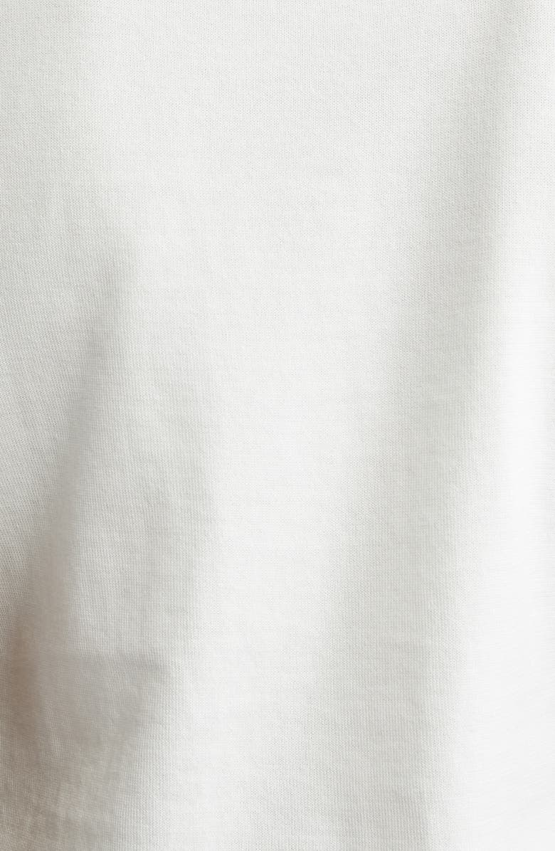 Thom Browne 4-Bar Crop Cotton Polo, Alternate, color, White