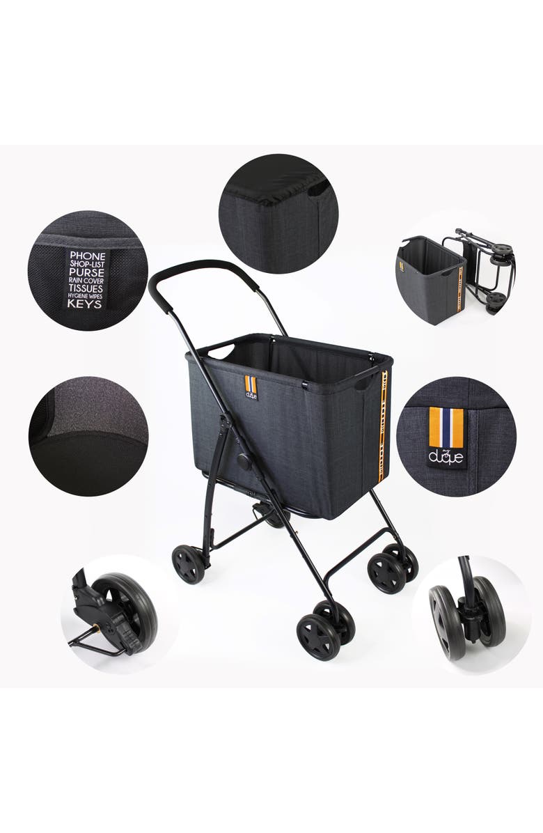 My Duque Mila Shopping Stroller Utility Cart, Alternate, color, Gray