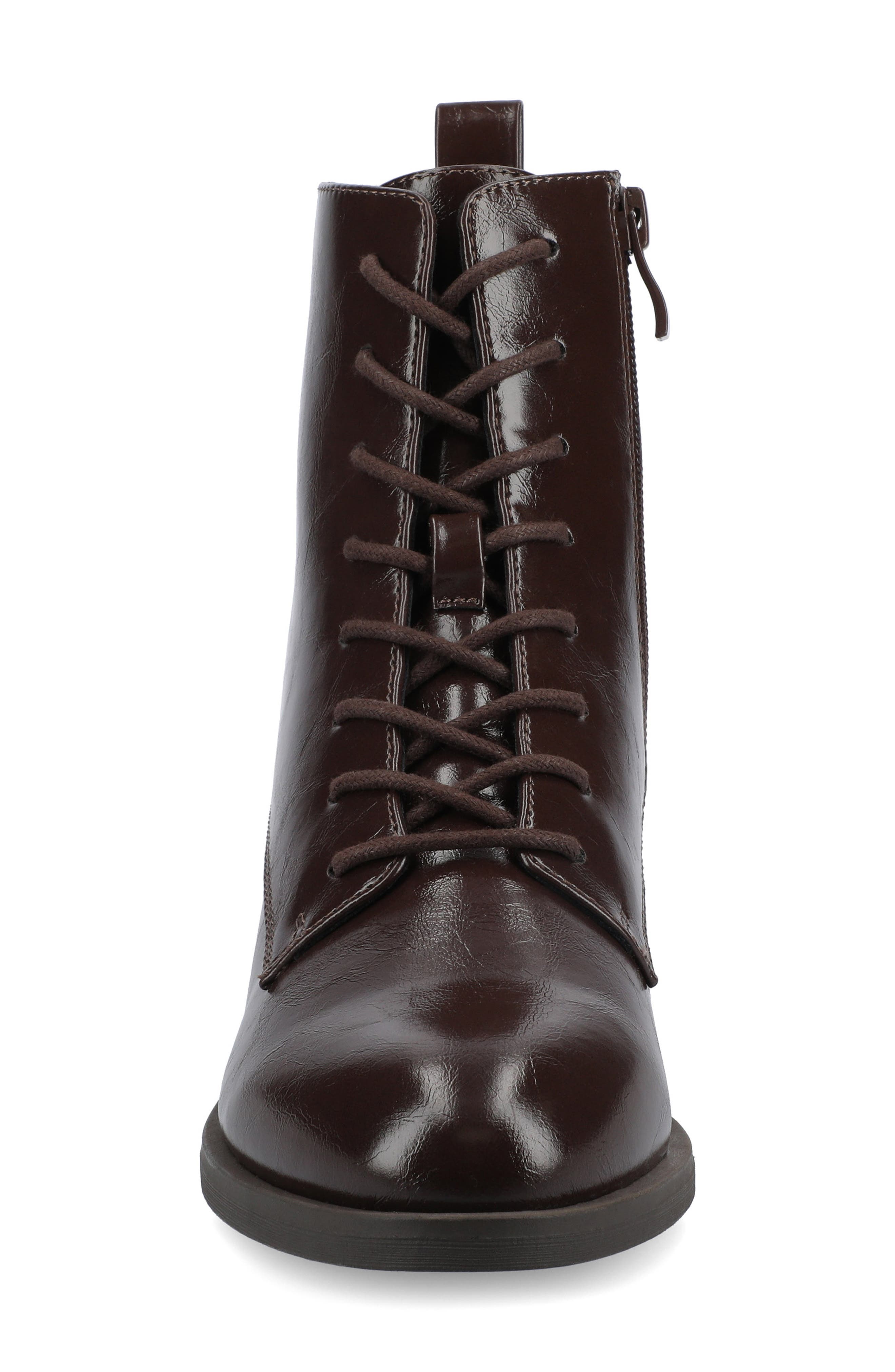 Vienna Combat Boot, Alternate, color, CRINKLE/CHOCOLATE