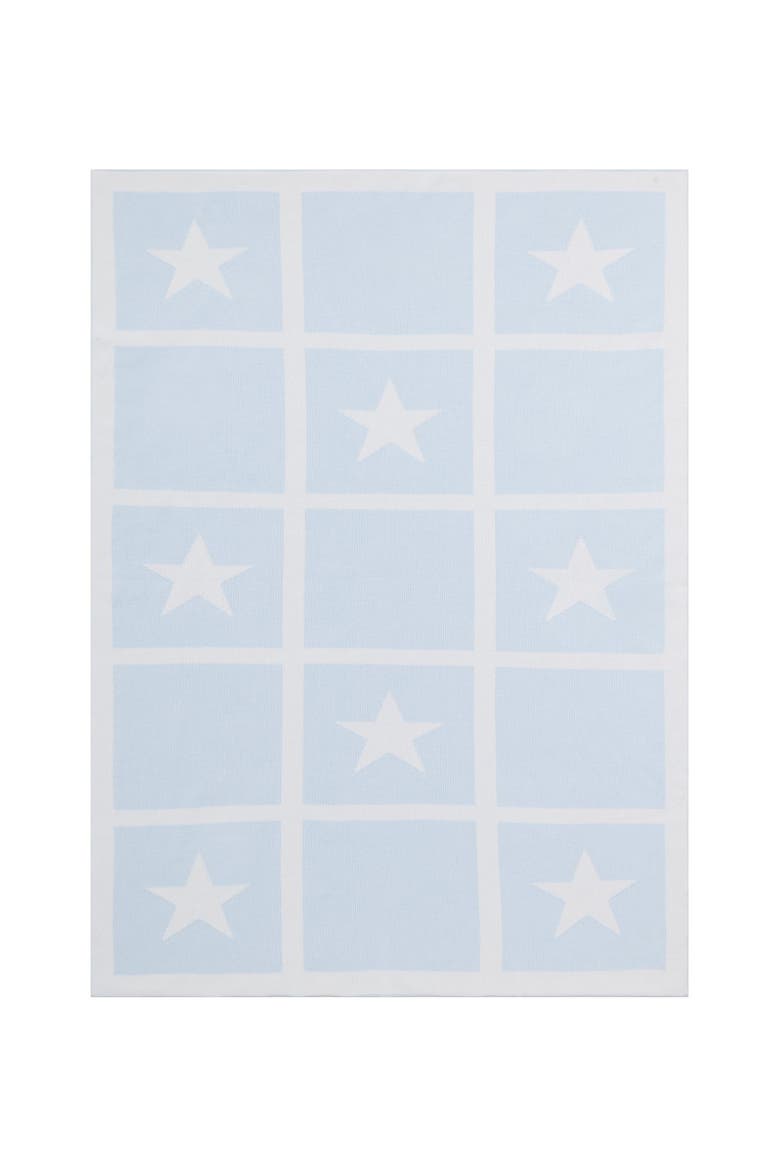 Star Knit Blanket - Baby, Alternate, color, Blue