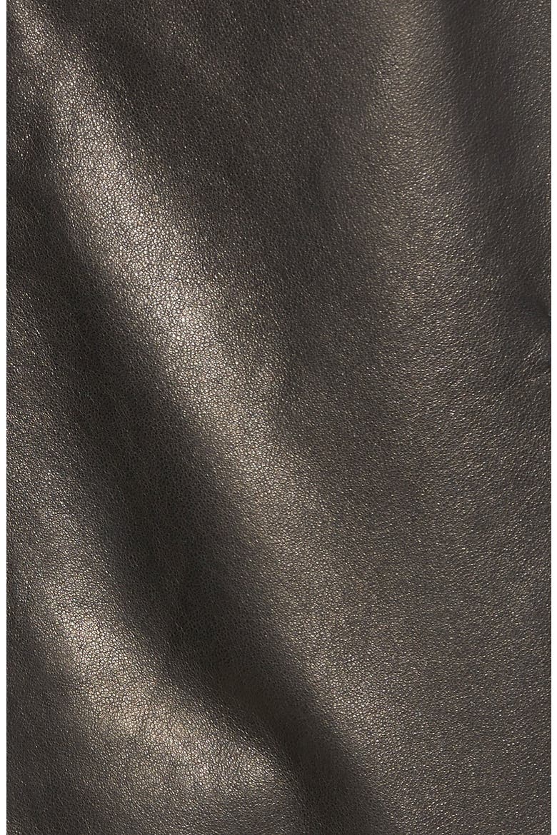 Lambskin Leather Jacket, Alternate, color, MIDNITE