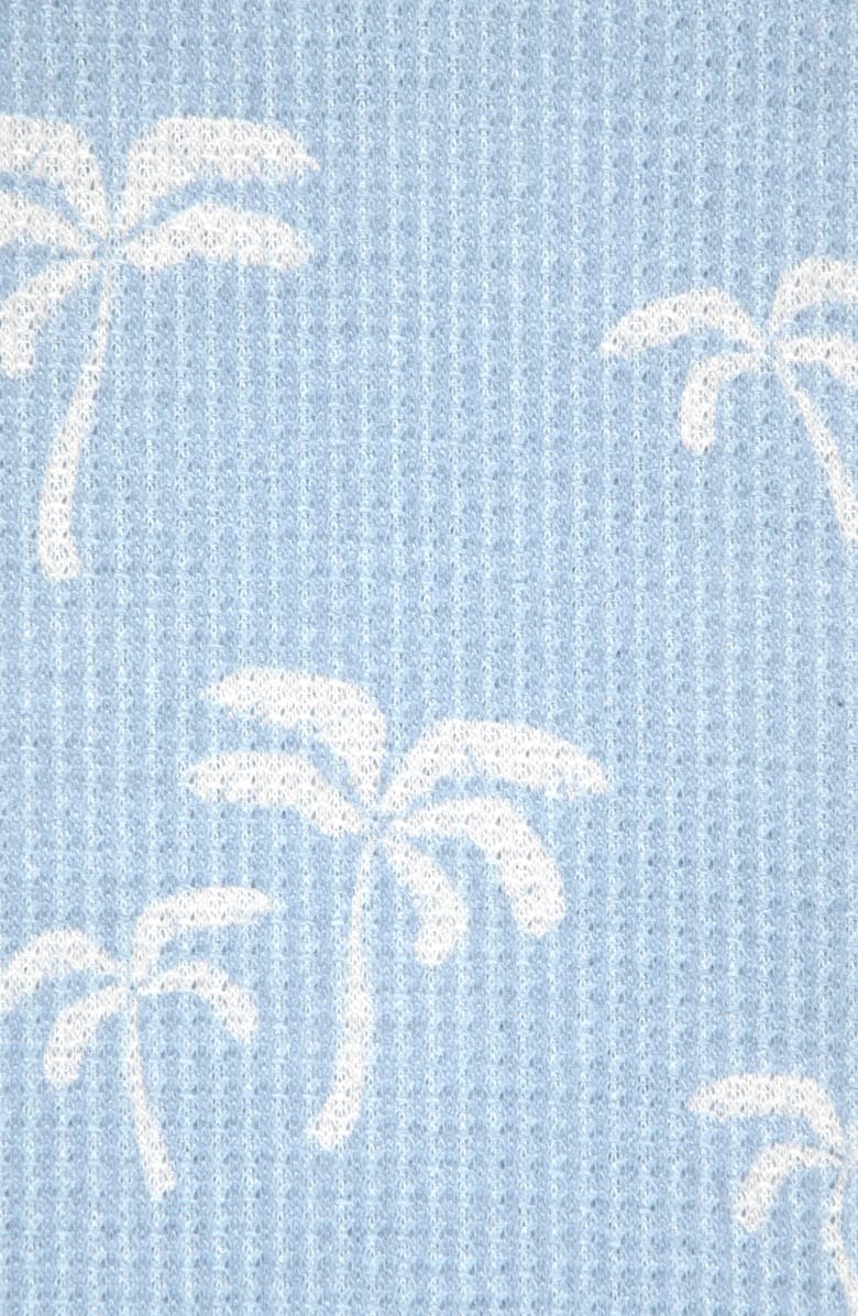 SLEEP ON IT Kids' Print Waffle Knit Two-Piece Short Pajamas, Alternate, color, Blue