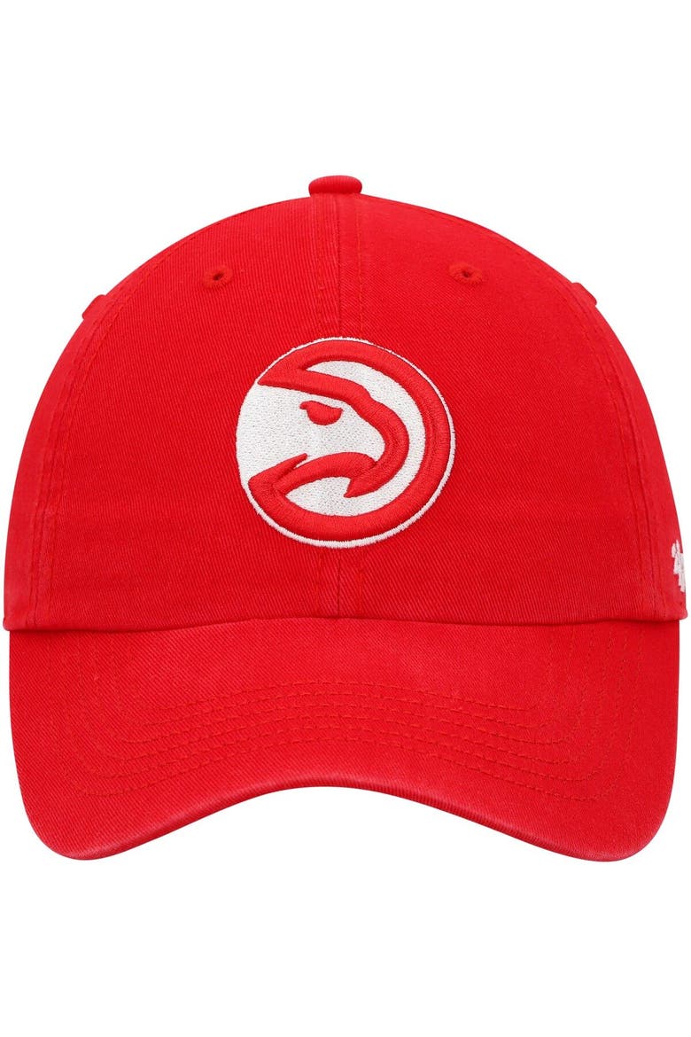 Men's '47 Red Atlanta Hawks Franchise Fitted Hat, Alternate, color, Red