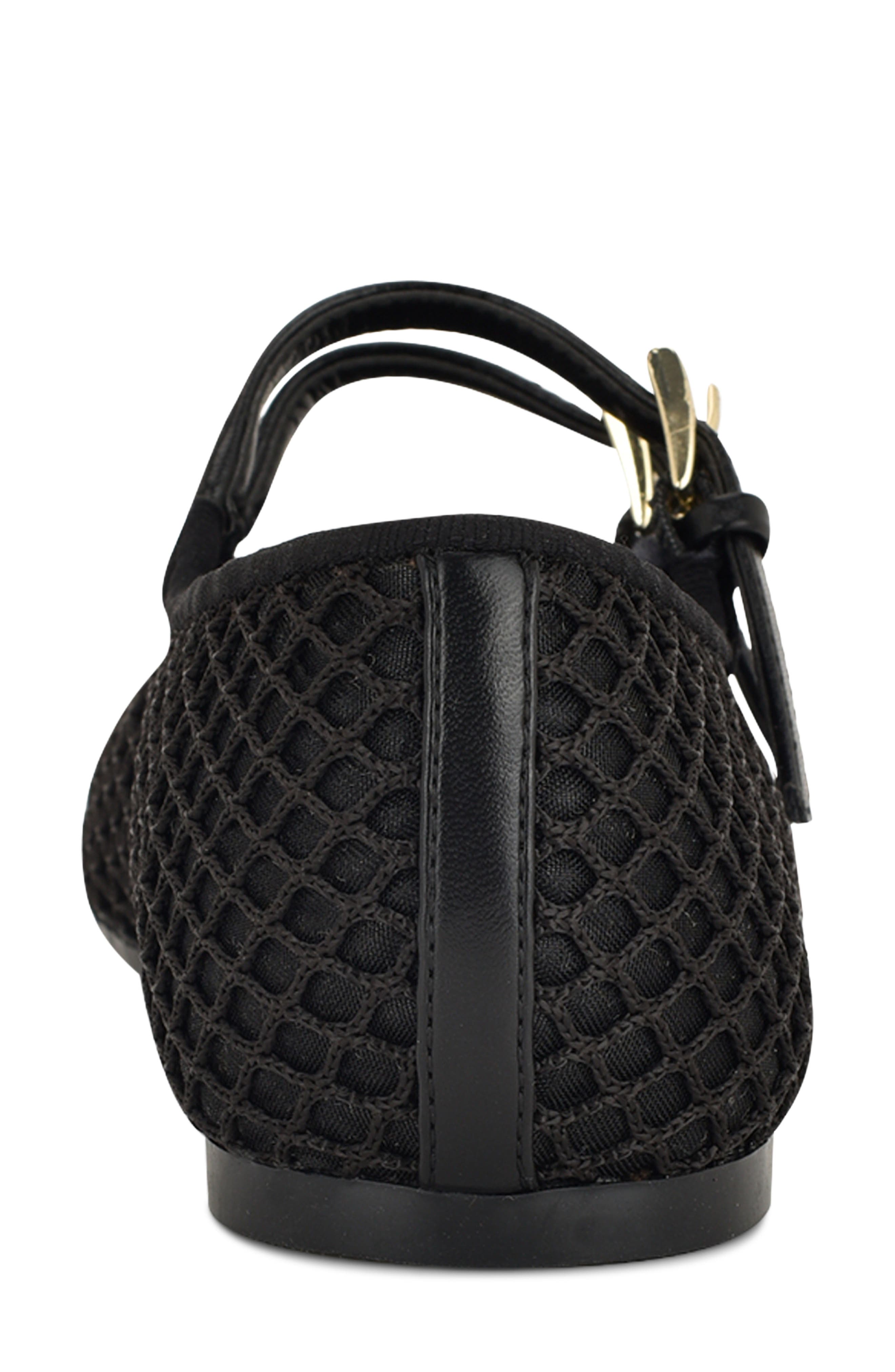 Nine West Keira Mary Jane Flat, Alternate, color, Black