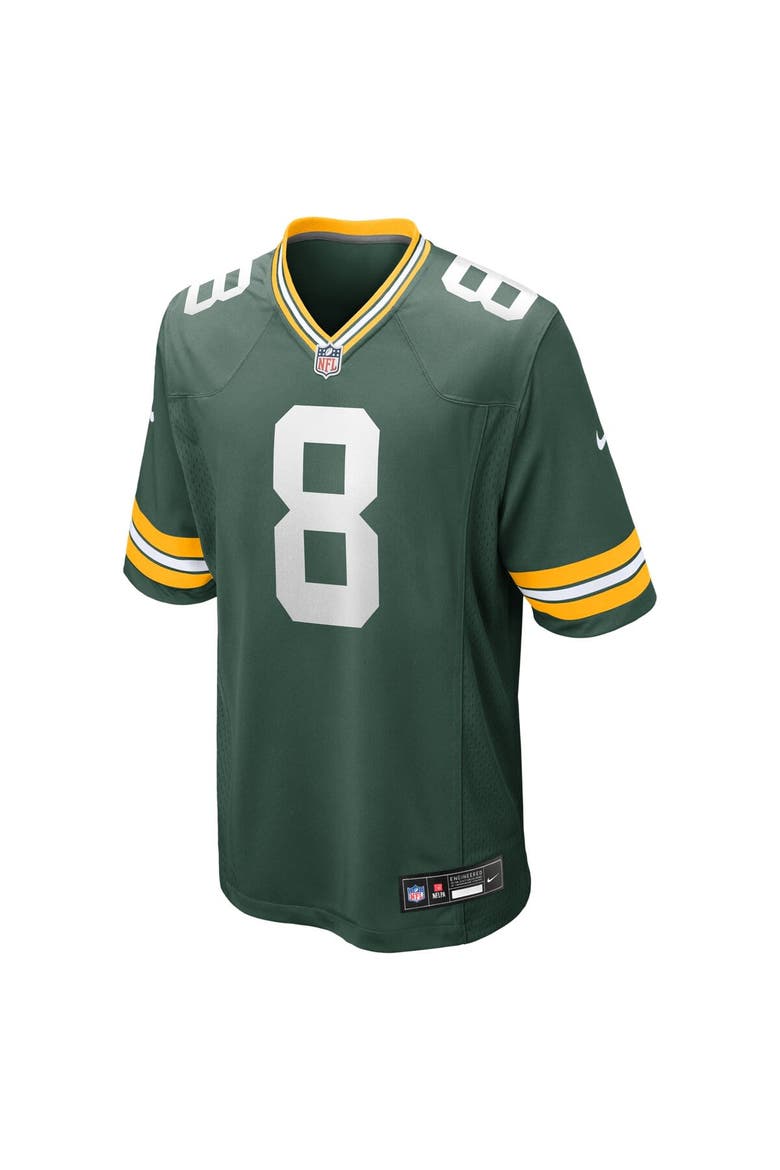 Men's Nike Josh Jacobs  Green Green Bay Packers Team Game Jersey, Alternate, color, Green