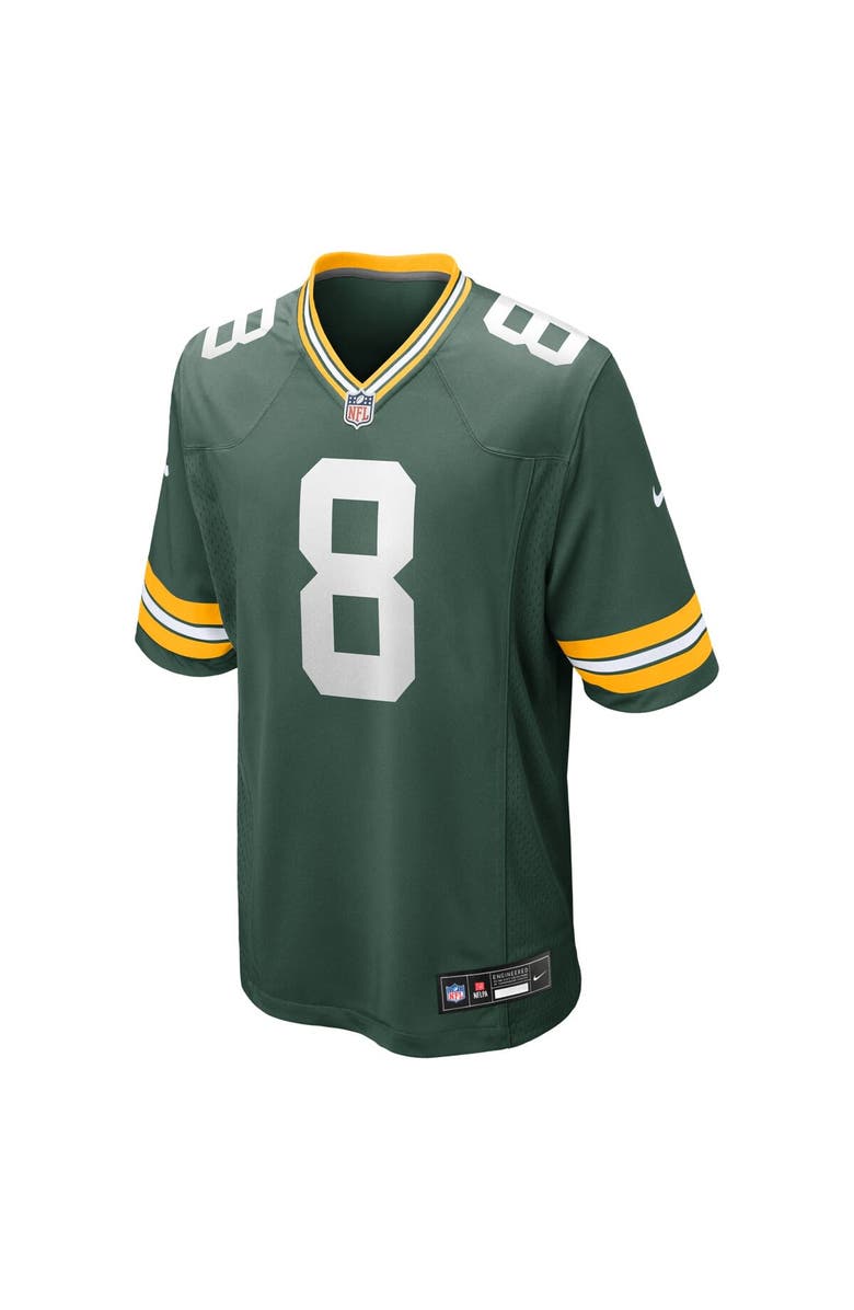 Nike Men's Nike Josh Jacobs Green Green Bay Packers Team Game Jersey, Alternate, color, Green